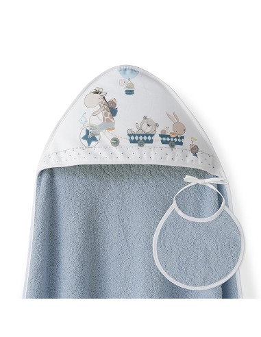 Bath Towel 1X1 Mt. Mod Jirafa-Bicicleta+Baby Bib