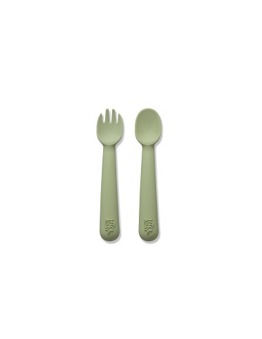 Silicone spoon and fork