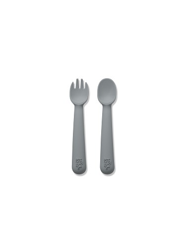 Silicone spoon and fork